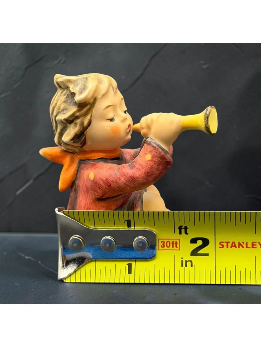 Vintage Goebel Hummel #391 Girl With Trumpet Figurine Made in W Germany 3 Inch